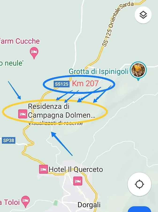 도르갈리 Residenza Di Campagna Dolmen Motorra 게스트하우스 이탈리아